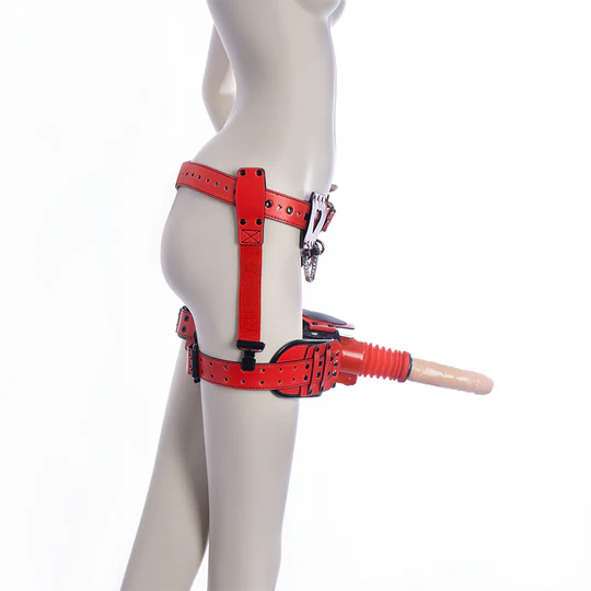🔥 Arnés Extreme Passion con Dildo Realista y 3 Velocidades de Empuje (13 cm)