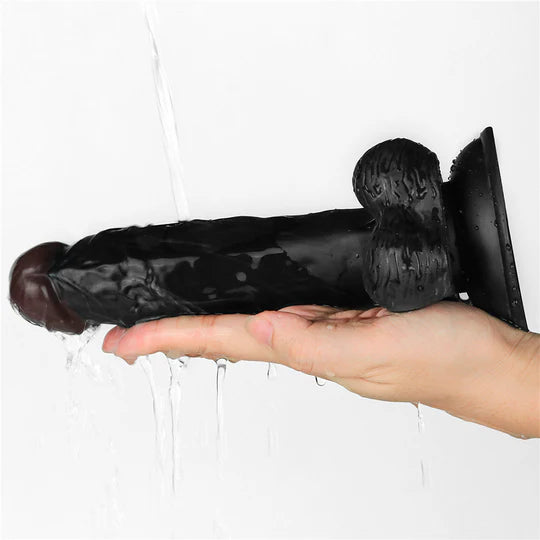 Arnés con vibración 20 cm negro ajustable