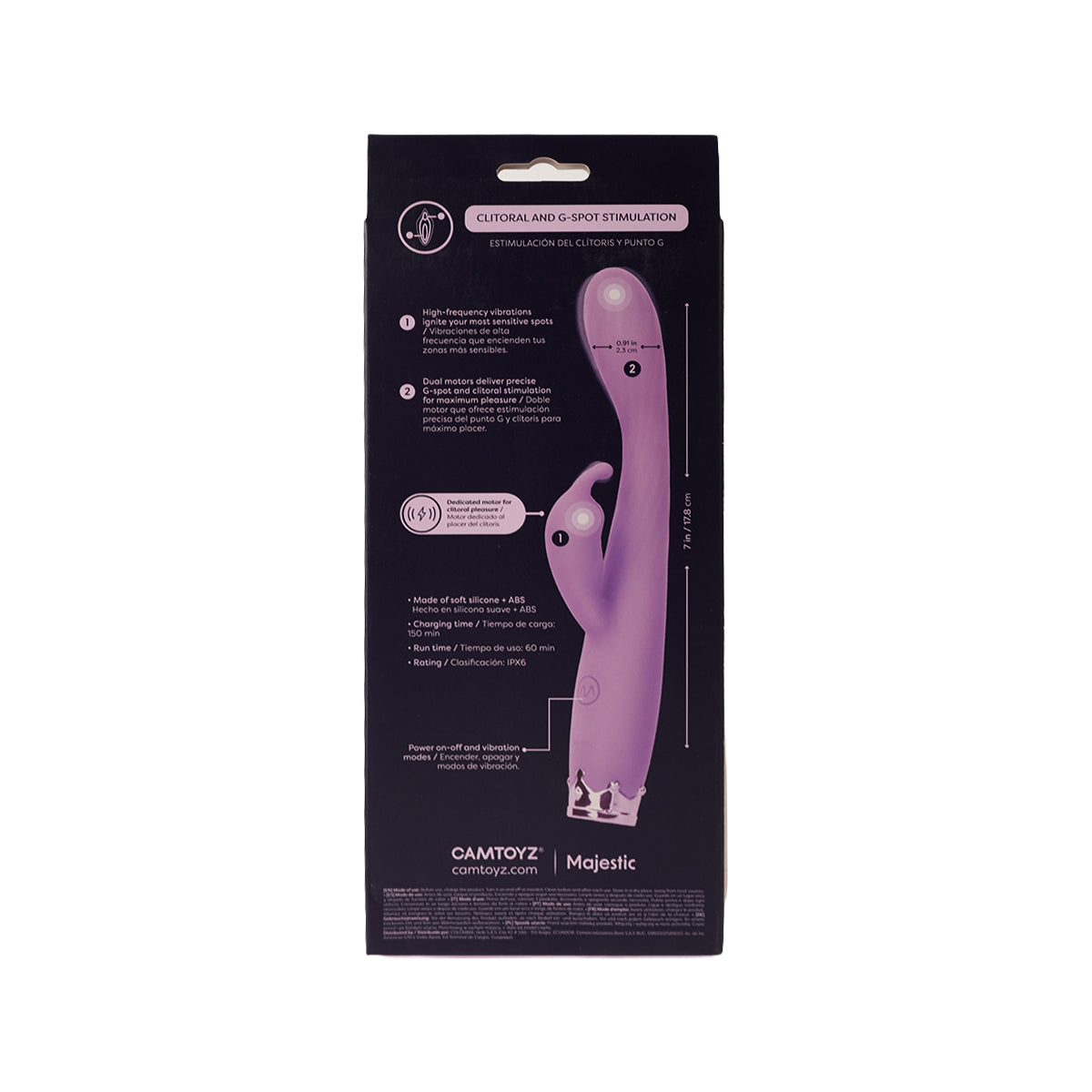 Vibrador doble estimulación Cleo
