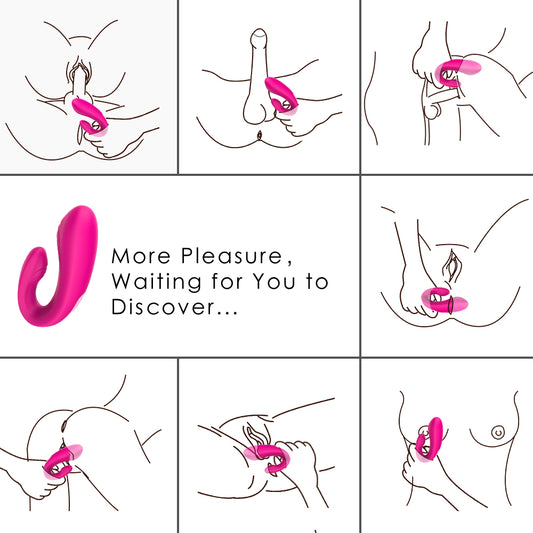 Vibrador Doble Estimulación Enjoy Remote Control Pink