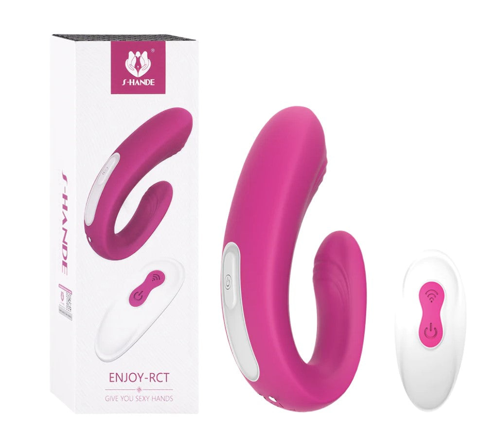 Vibrador Doble Estimulación Enjoy Remote Control Pink