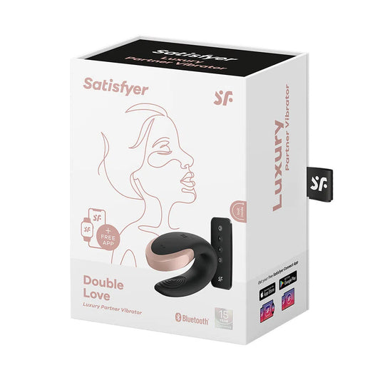 Satisfyer Double Love Negro Punto G Vagina