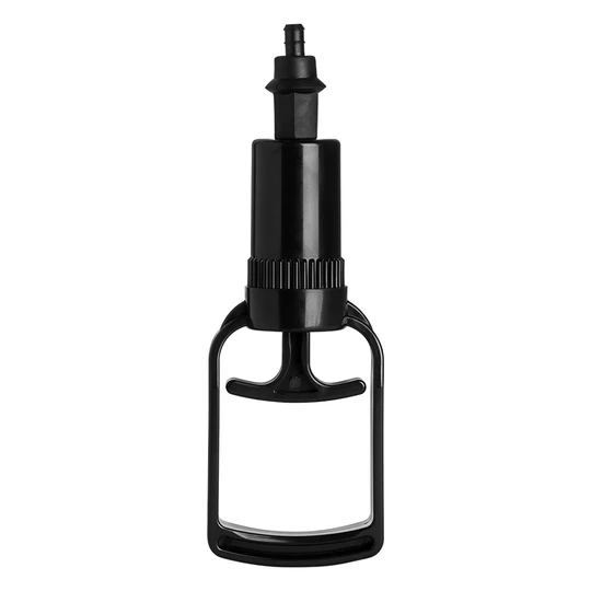 Válvula de succión tipo pistola en color negro para bomba de pene manual Pumping.