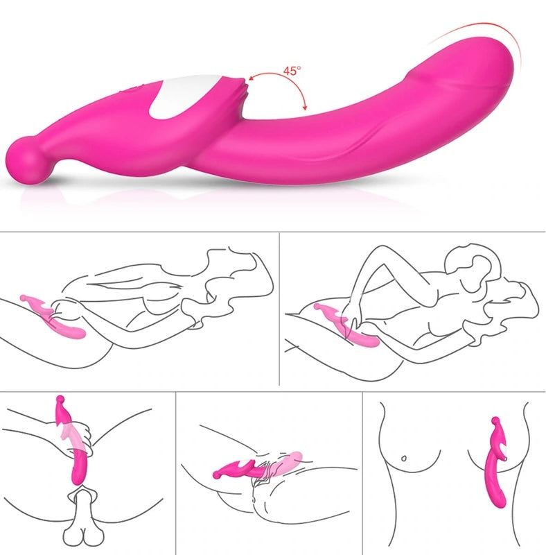 Vibrador VINE Shande Dual - Experiencia Doblemente Placentera