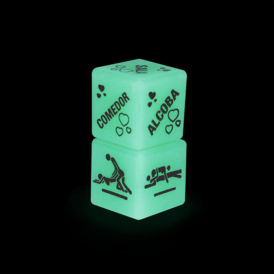 dados luminosos para juegos de pareja