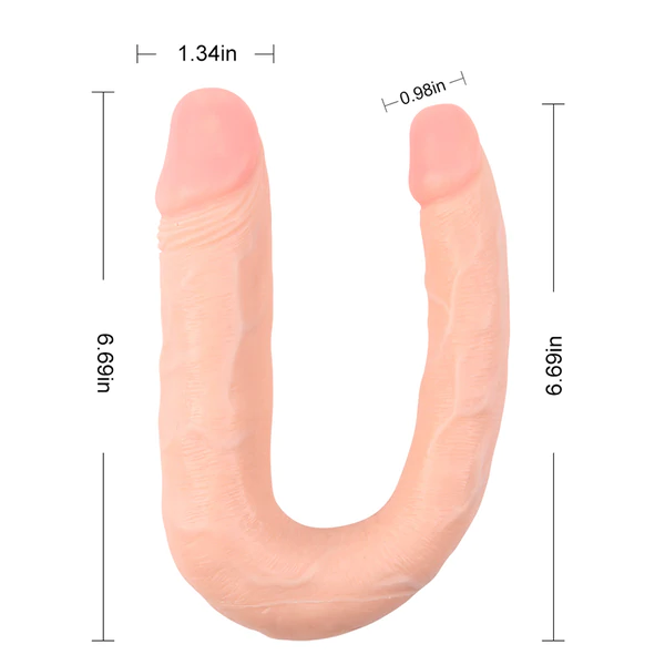 Dildo Doble Overlap 17 cm