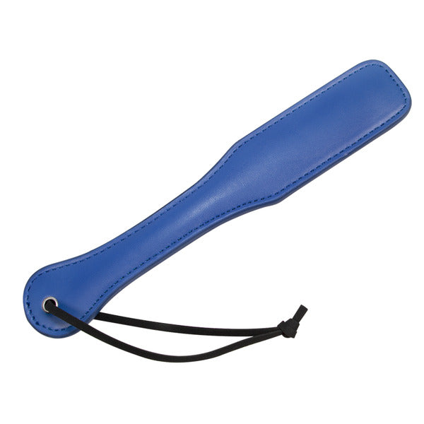 paleta de cuero azul BDSM