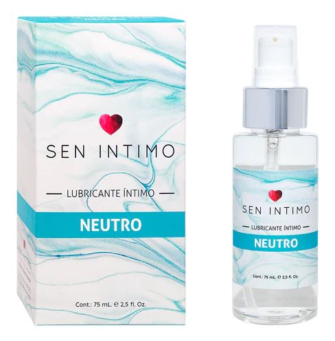 lubricante intimo neutro de 75 ml marca sen intimo con su caja