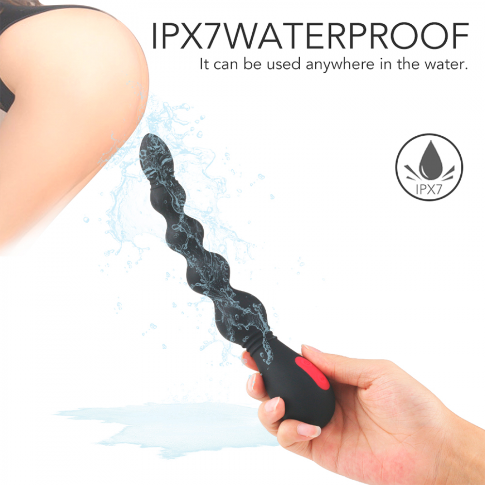 Vibrador bolas anales Vins Black