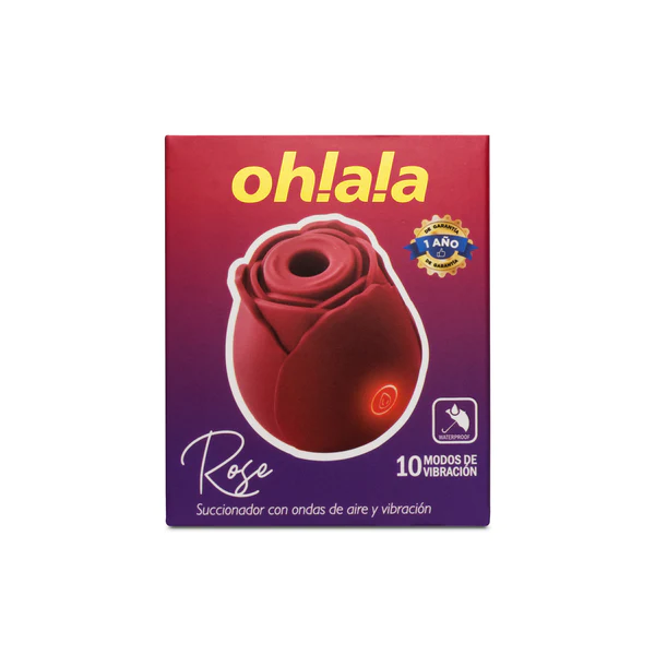 Vibrador y Succionador Rosita estimulador de clítoris ohlala