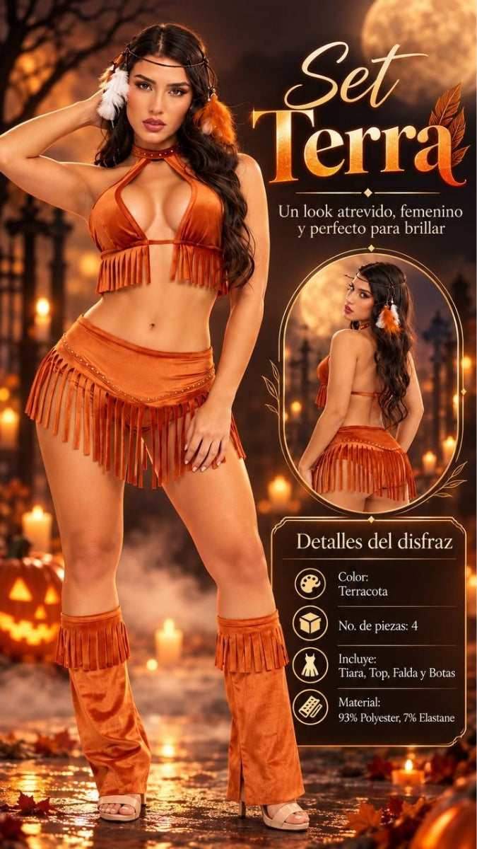 Disfraz Indígena SET TERRA