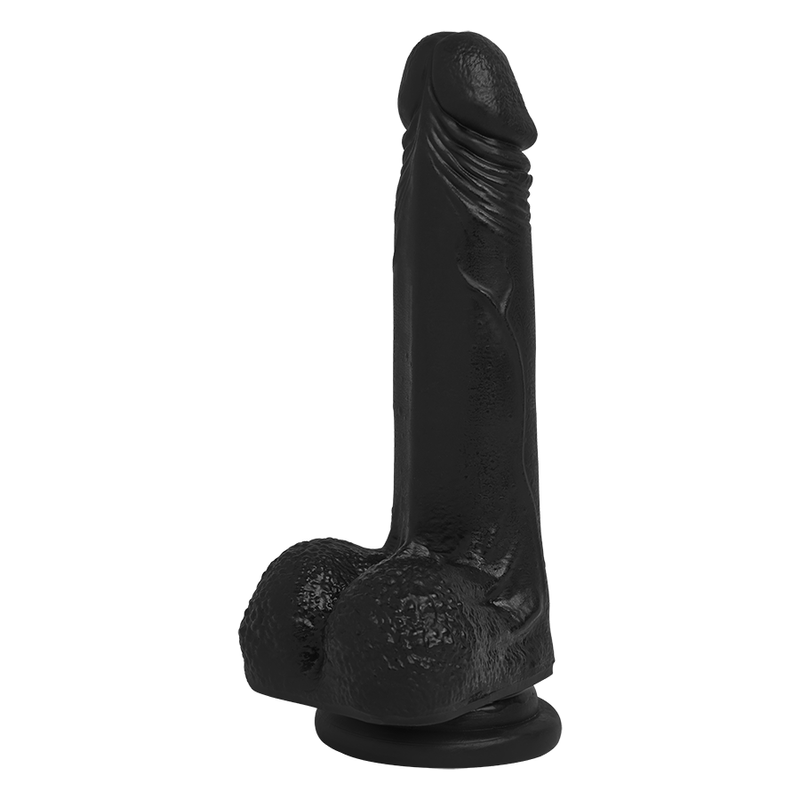 🔥 Dildo Uriel Negro 17 cm – Realismo Extremo y Placer Intenso con Ventosa 💦