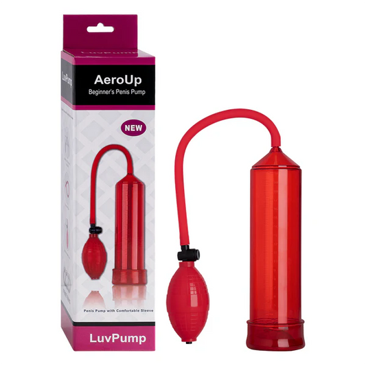 Bomba de succion o de vacio para el pene Colorfull Penis Pump Red