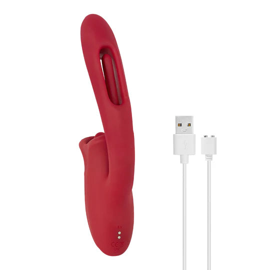 🔥Vibrador Clitoral Kiss con Función Biting | Doble Estimulación
