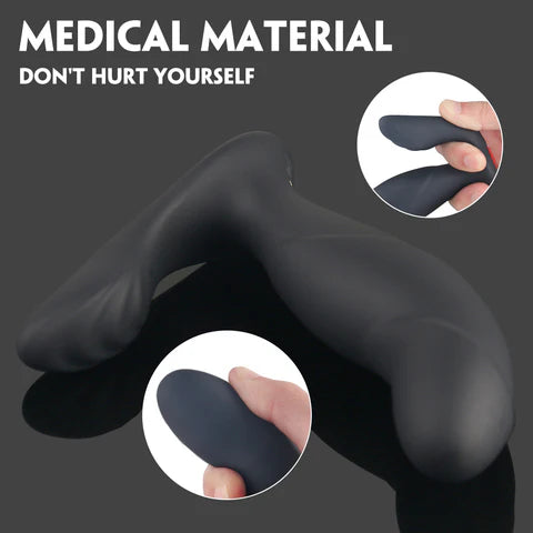 Masajeador Íntimo Unisex Laken-RCT Punto G, Clítoris, Próstata y Perineo