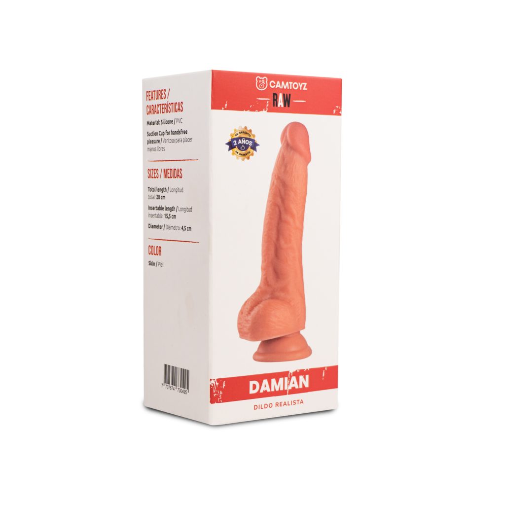 DILDO REALISTA DAMIAN 20 CM