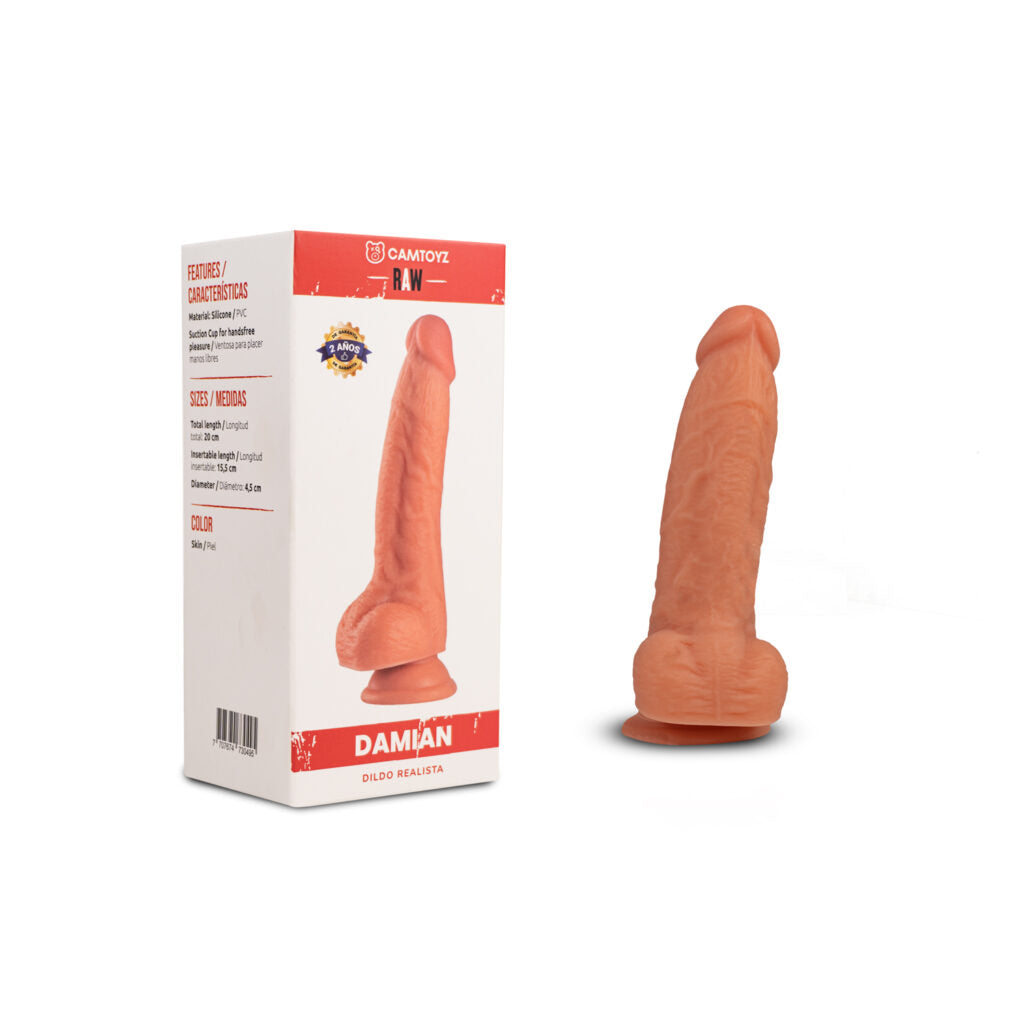 DILDO REALISTA DAMIAN 20 CM