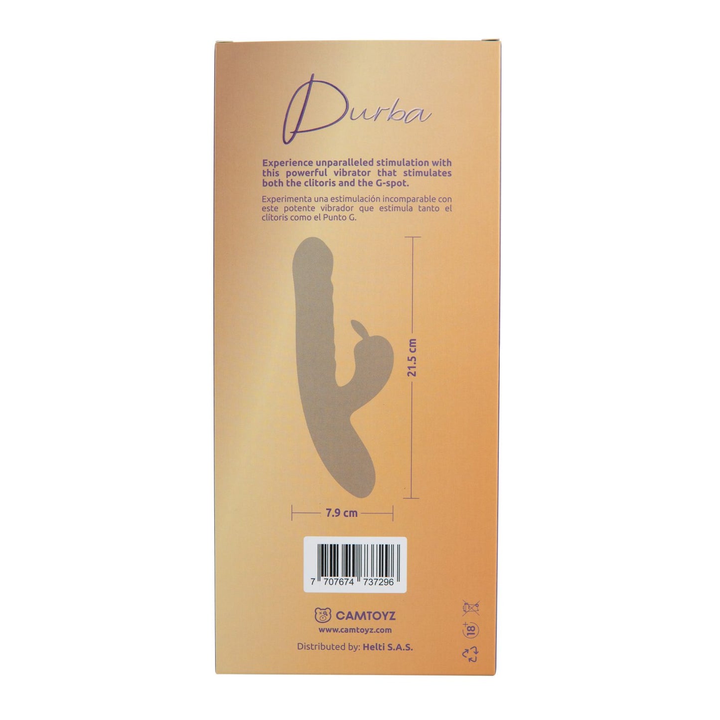 Vibrador doble estimulación Durba