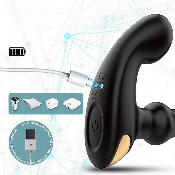 Puerto de carga magnética USB del masajeador de próstata.
