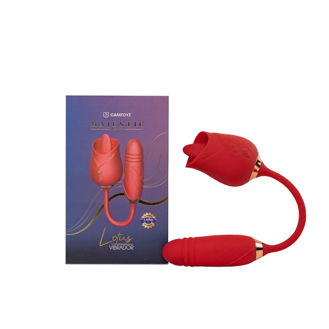 Vibrador doble estimulación Lotus