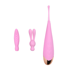 Cargar imagen en el visor de la galería, Estimulador-clitorial-pezones-pink-flamingo-lina-betancurt-sexshop-tupuntosex
