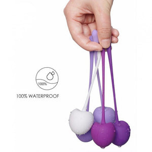 impermeables las Bolas chinas vaginales CHERRY DELUXE EXERCISE SYSTEM