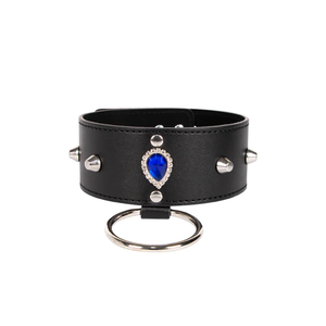 Collar con Cadena Joya Azul