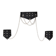 Cargar imagen en el visor de la galería, esposas bondage con collar