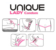 Cargar imagen en el visor de la galería, Condón Femenino Unique Lady X3