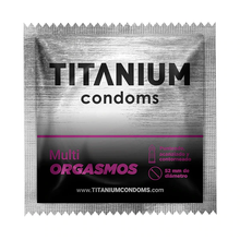 Cargar imagen en el visor de la galería, Condones Titanium Multiorgasmos x 3