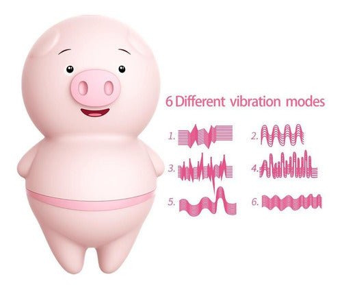 Estimulador Clitorial Simulador de Sexo Oral Cerdito