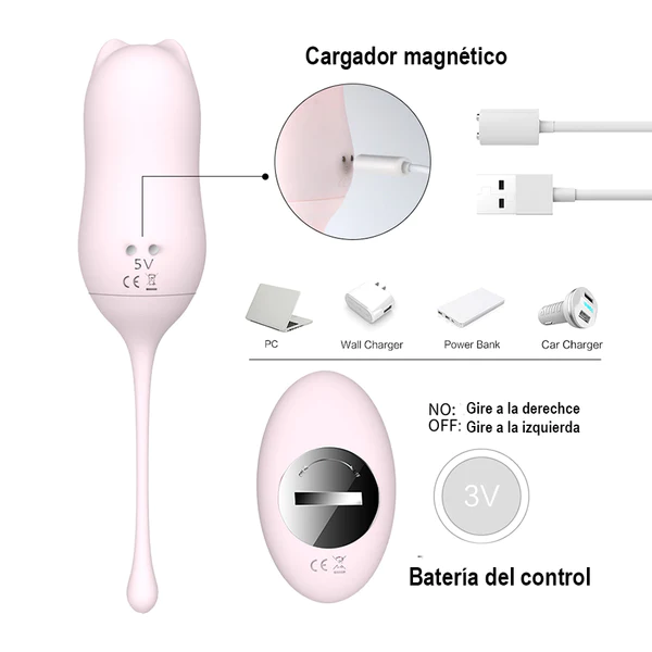 Huevo Vibrador para Mujer  MIAOU