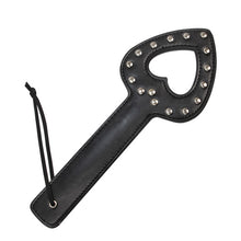 Cargar imagen en el visor de la galería, fusta bondage de cuero color negro