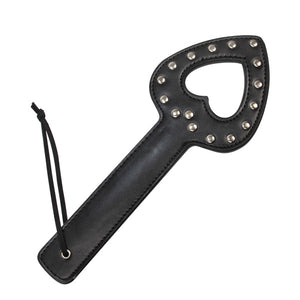 fusta bondage de cuero color negro