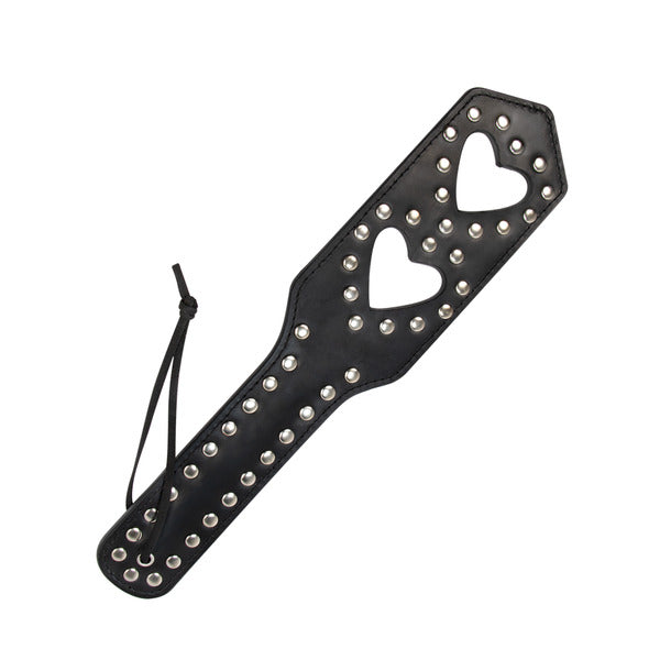 paleta bondage negra de cuero