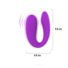 Cargar imagen en el visor de la galería, vibrador estimulador de color morado