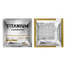 Cargar imagen en el visor de la galería, Condones Titanium Ultra Delgado x 3